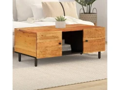Mesa de centro | Mesa de apoio | Mesa de café 100x54x40 cm madeira de acácia maciça^ Mesa De Centro
