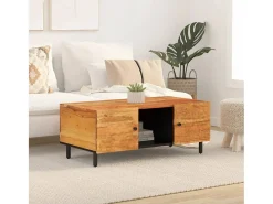 Mesa de centro | Mesa de apoio | Mesa de café 100x54x40 cm madeira de acácia maciça^ Mesa De Centro