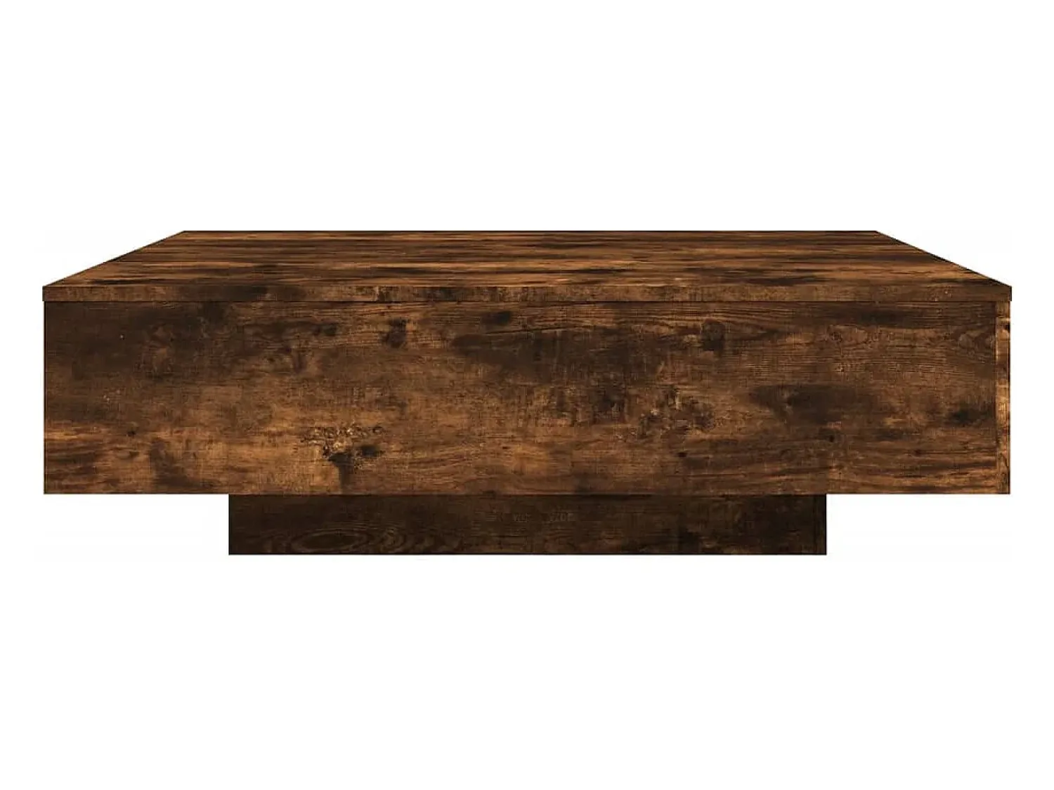 Mesa de centro | Mesa de apoio 100x100x31 cm derivados madeira carvalho fumado^ Mesa De Centro