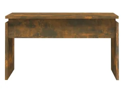 Mesa de centro | Mesa de apoio 68x50x38 cm derivados de madeira carvalho fumado^ Mesa De Centro