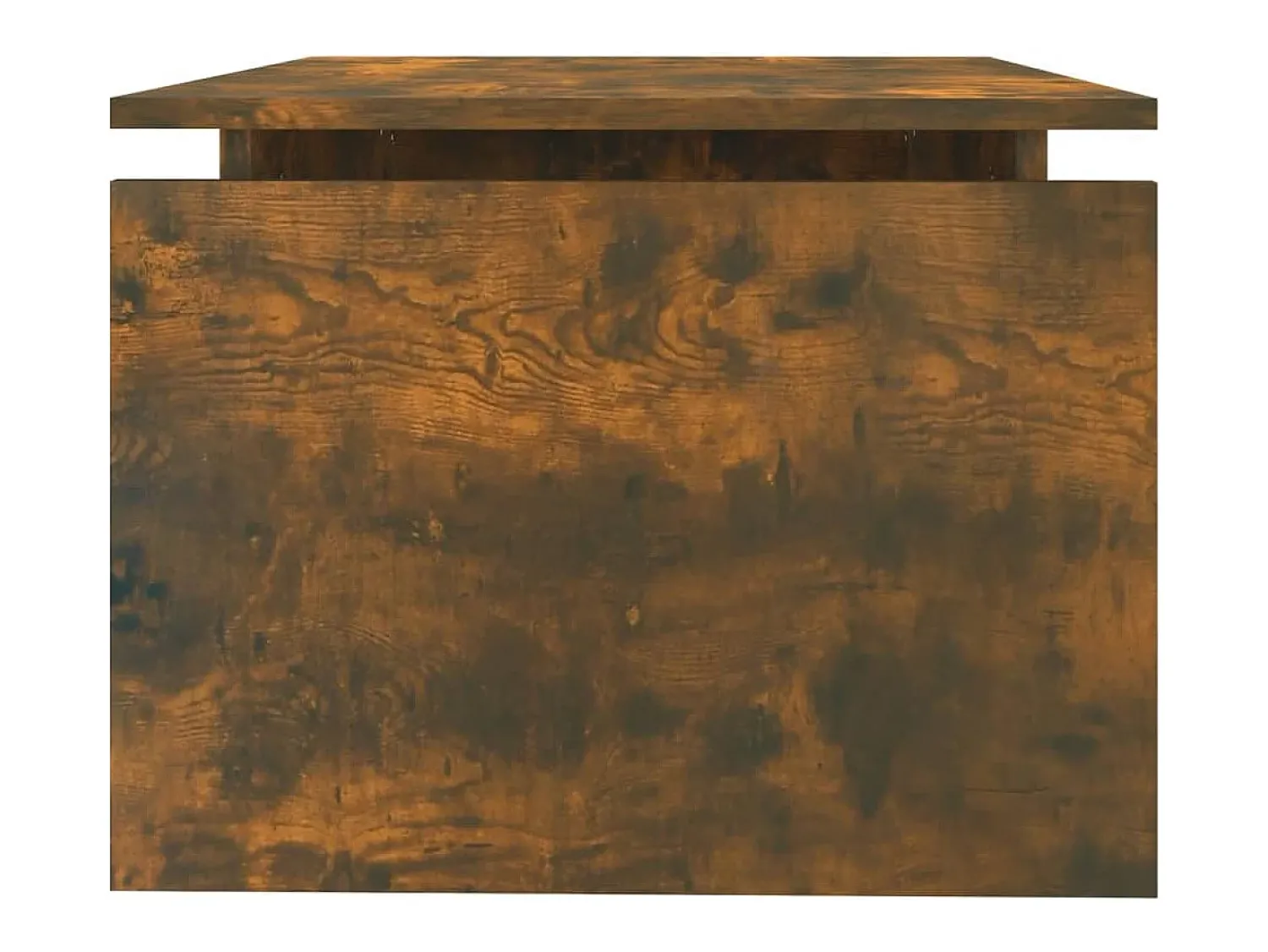 Mesa de centro | Mesa de apoio 68x50x38 cm derivados de madeira carvalho fumado^ Mesa De Centro