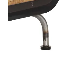 Online Mesa de centro | Mesa de apoio | Mesa de café 100x50x35 cm madeira de mangueira maciça Castanho