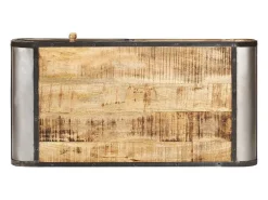 Online Mesa de centro | Mesa de apoio | Mesa de café 100x50x35 cm madeira de mangueira maciça Castanho