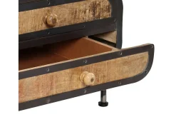 Online Mesa de centro | Mesa de apoio | Mesa de café 100x50x35 cm madeira de mangueira maciça Castanho