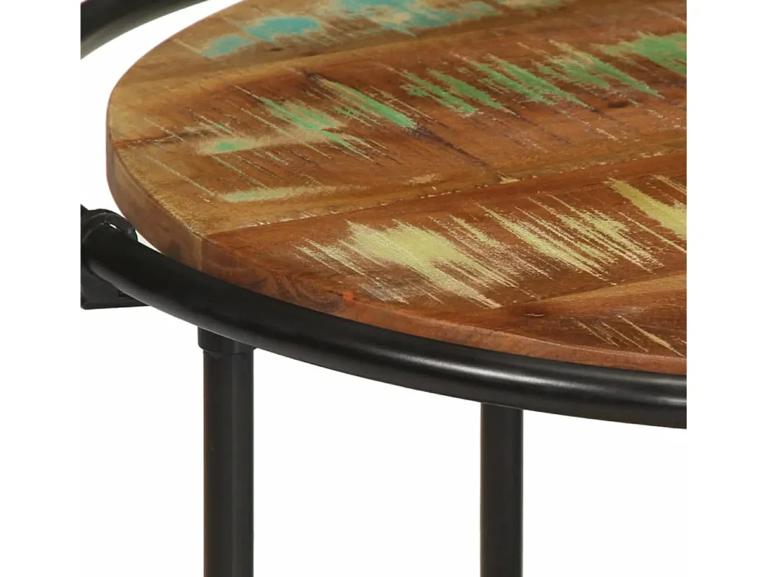 Sale Mesa de centro | Mesa de apoio | Mesa de café 110x55x40 cm madeira recuperada maciça Castanho