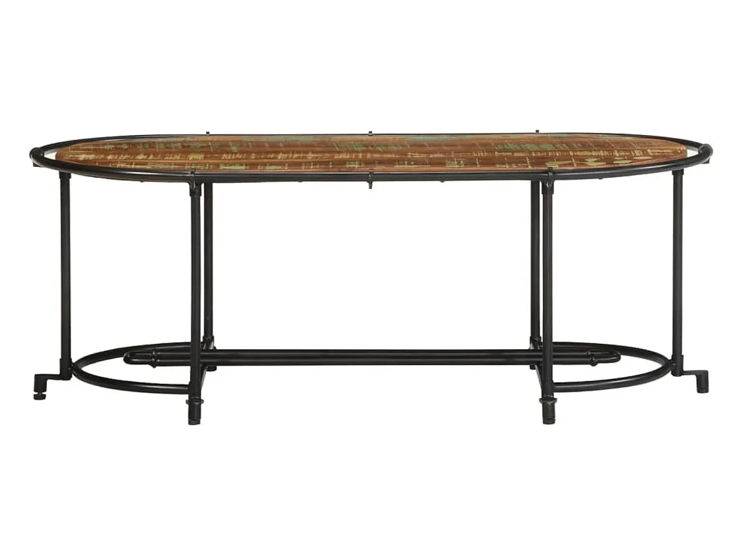 Sale Mesa de centro | Mesa de apoio | Mesa de café 110x55x40 cm madeira recuperada maciça Castanho