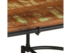Sale Mesa de centro | Mesa de apoio | Mesa de café 110x55x40 cm madeira recuperada maciça Castanho