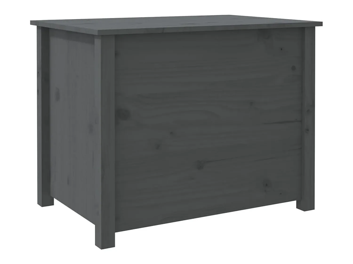 Mesa de centro | Mesa de apoio 71x49x55 cm pinho maciço cinza^ Mesa De Centro