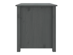 Mesa de centro | Mesa de apoio 71x49x55 cm pinho maciço cinza^ Mesa De Centro