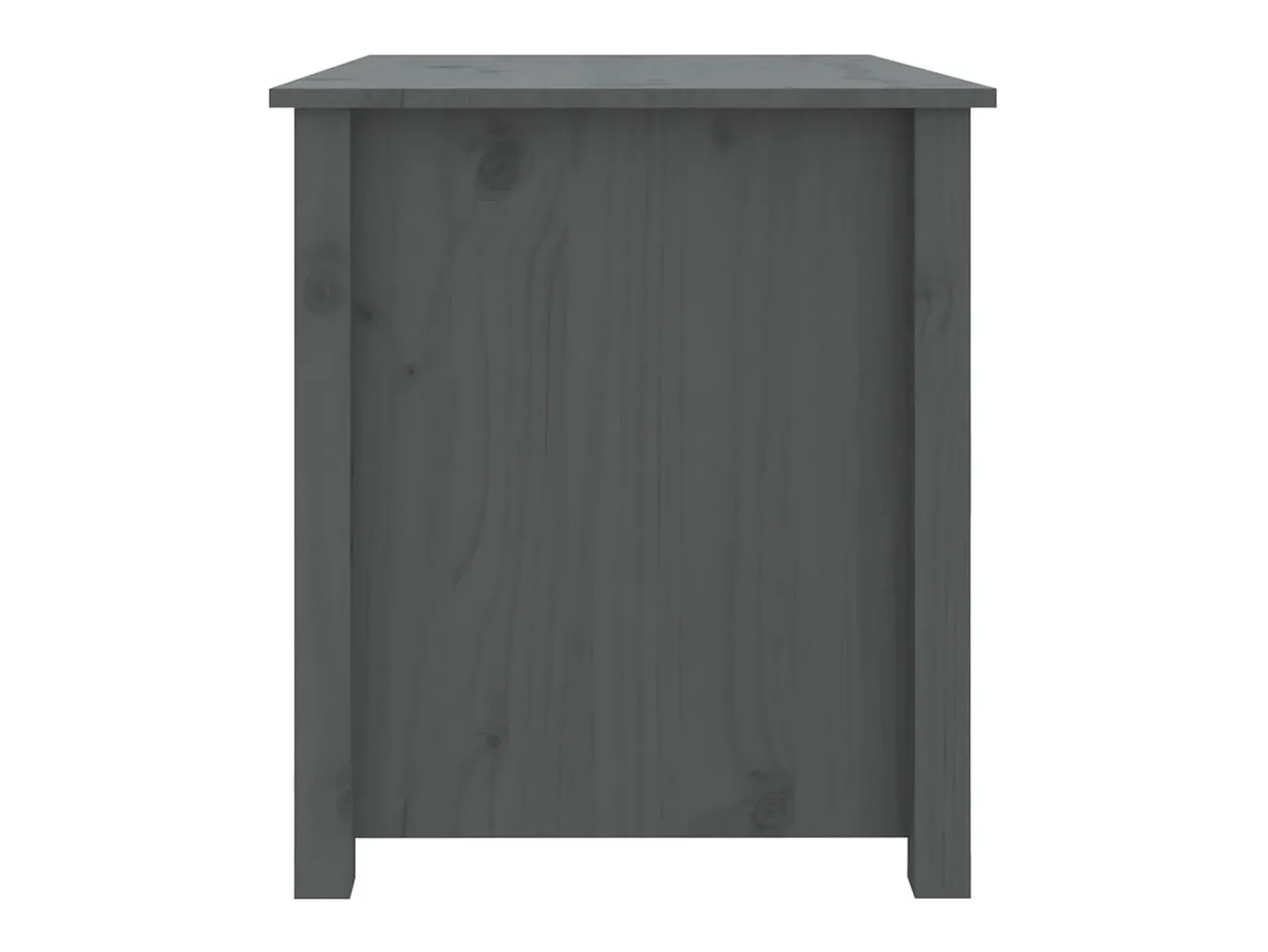 Mesa de centro | Mesa de apoio 71x49x55 cm pinho maciço cinza^ Mesa De Centro