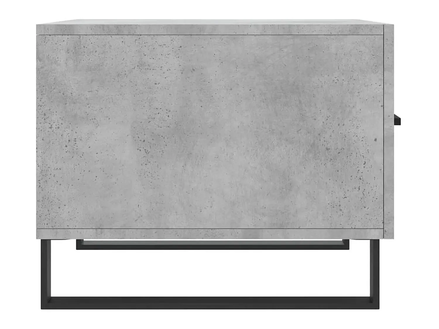 Mesa De Centro| Mesa de centro | Mesa de apoio 50x50x40 cm madeira processada cinza cimento Cinzento