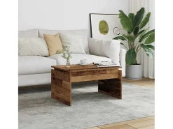 Online Mesa de centro | Mesa de apoio 68x50x38 cm derivados de madeira madeira velha Castanho
