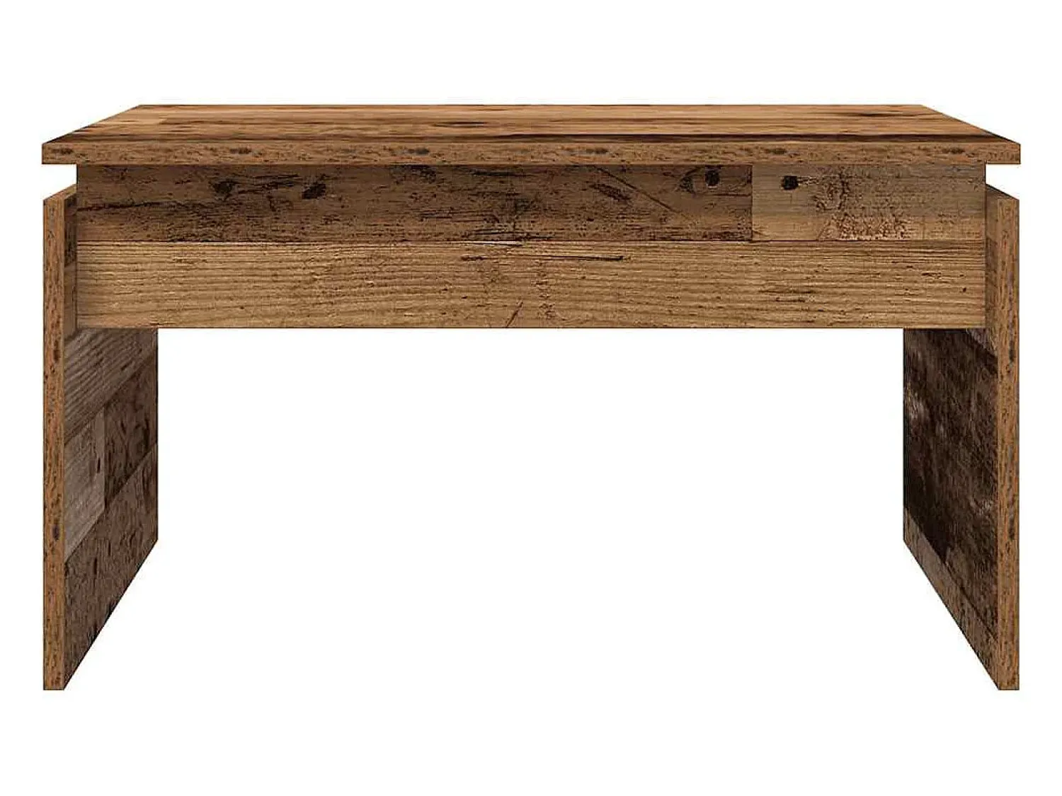 Online Mesa de centro | Mesa de apoio 68x50x38 cm derivados de madeira madeira velha Castanho