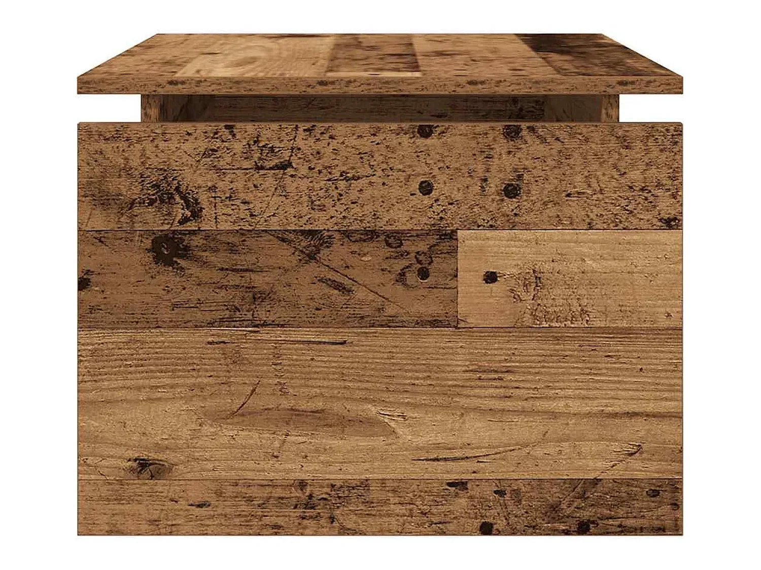Online Mesa de centro | Mesa de apoio 68x50x38 cm derivados de madeira madeira velha Castanho