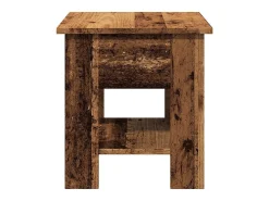Mesa De Centro| Mesa de centro | Mesa de apoio 40x40x42 cm derivados de madeira madeira velha Castanho