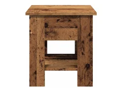 Mesa De Centro| Mesa de centro | Mesa de apoio 40x40x42 cm derivados de madeira madeira velha Castanho