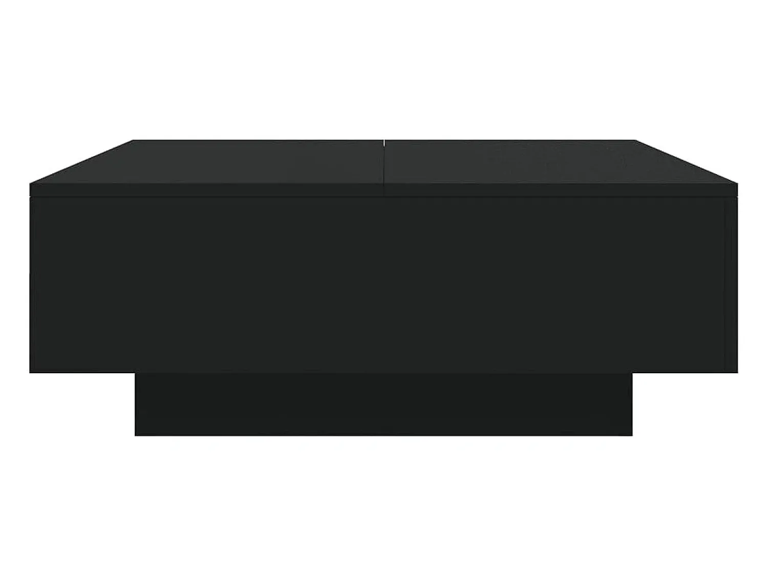 Mesa de centro | Mesa de apoio | Mesa de café com luzes LED 80x80x31 cm^ Mesa De Centro