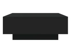 Mesa de centro | Mesa de apoio | Mesa de café com luzes LED 80x80x31 cm^ Mesa De Centro