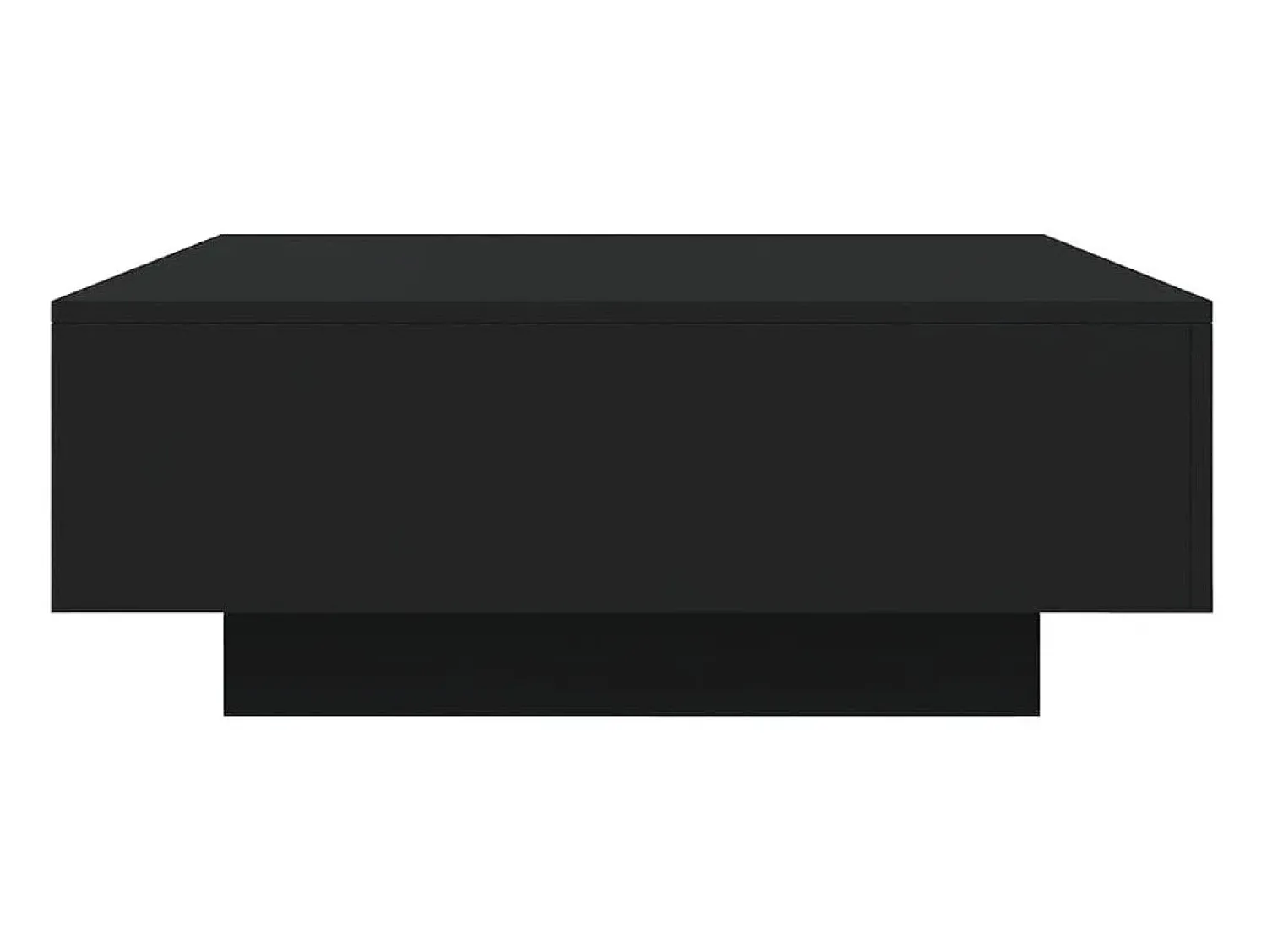 Mesa de centro | Mesa de apoio | Mesa de café com luzes LED 80x80x31 cm^ Mesa De Centro