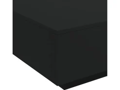 Mesa de centro | Mesa de apoio | Mesa de café com luzes LED 80x80x31 cm^ Mesa De Centro