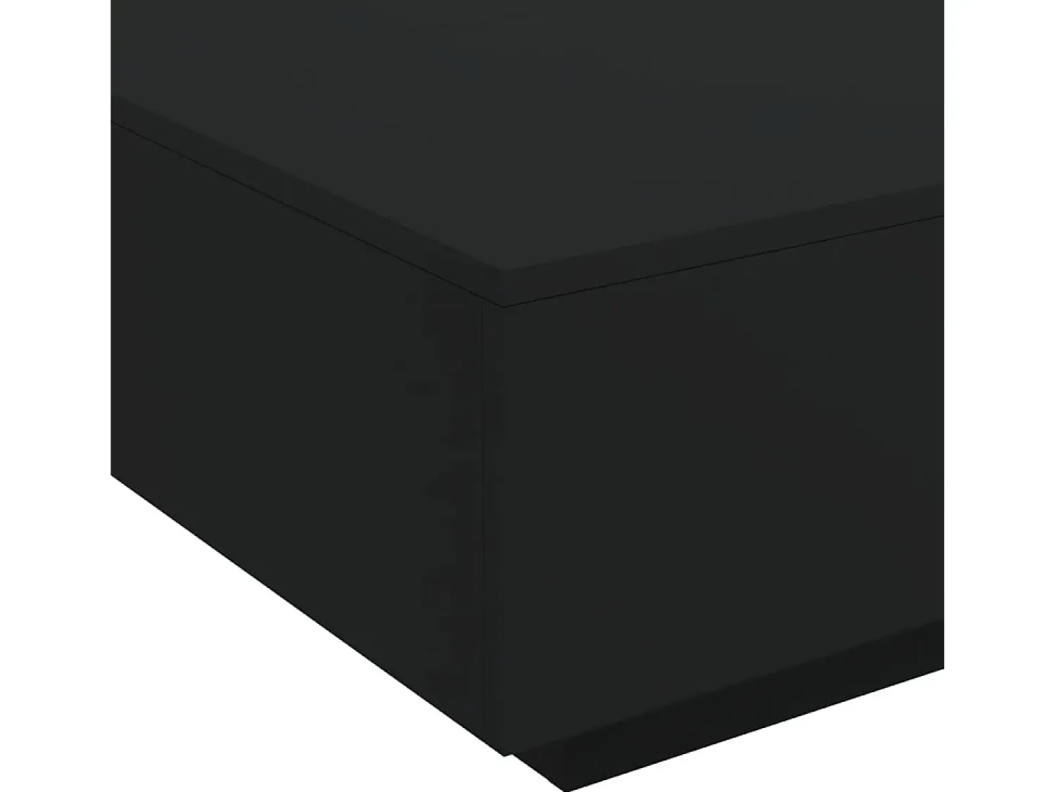 Mesa de centro | Mesa de apoio | Mesa de café com luzes LED 80x80x31 cm^ Mesa De Centro
