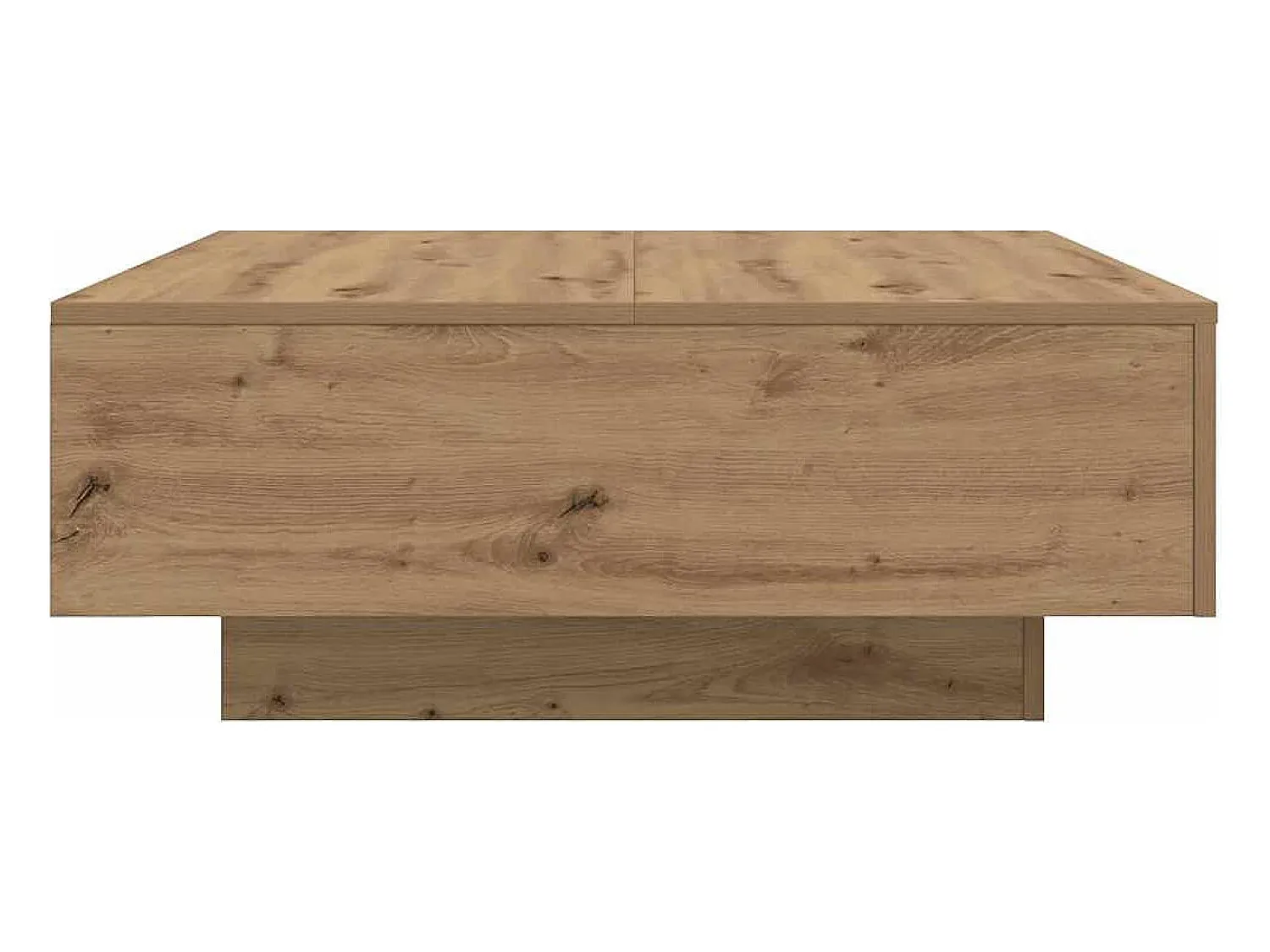Discount Mesa de centro | Mesa de apoio carvalho artisiano 80x80x31 cm Castanho