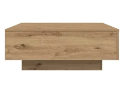 Discount Mesa de centro | Mesa de apoio carvalho artisiano 80x80x31 cm Castanho