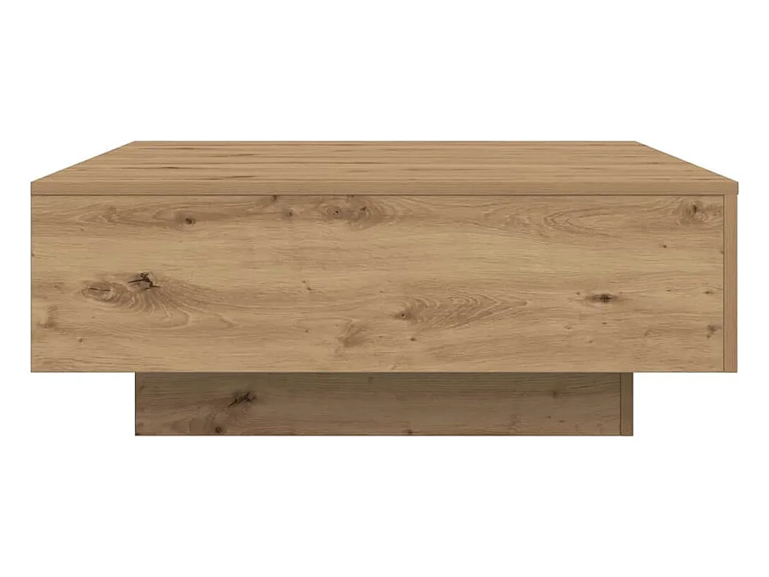 Discount Mesa de centro | Mesa de apoio carvalho artisiano 80x80x31 cm Castanho