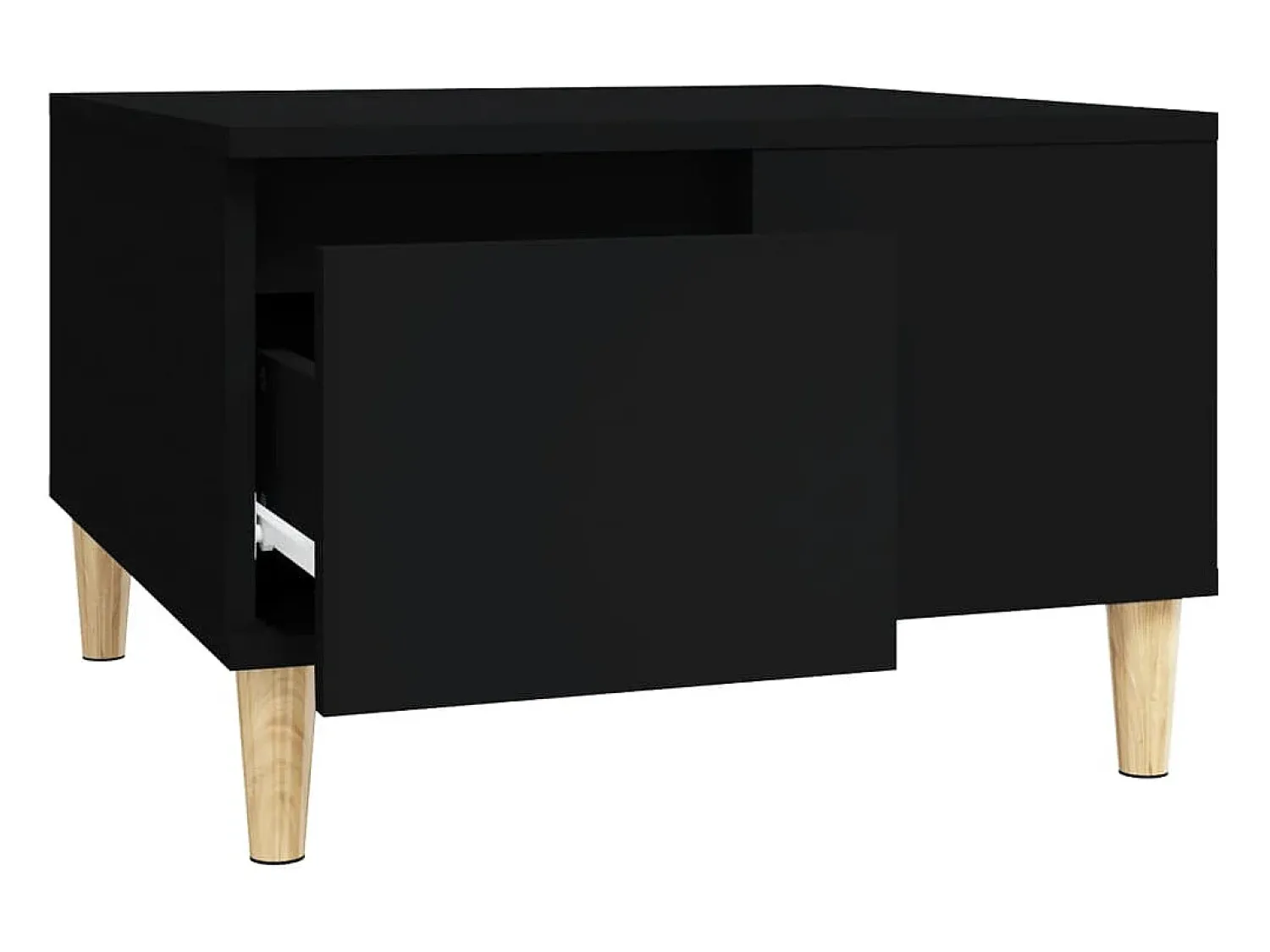 Mesa de centro | Mesa de apoio 55x55x36.5 cm derivados de madeira^ Mesa De Centro