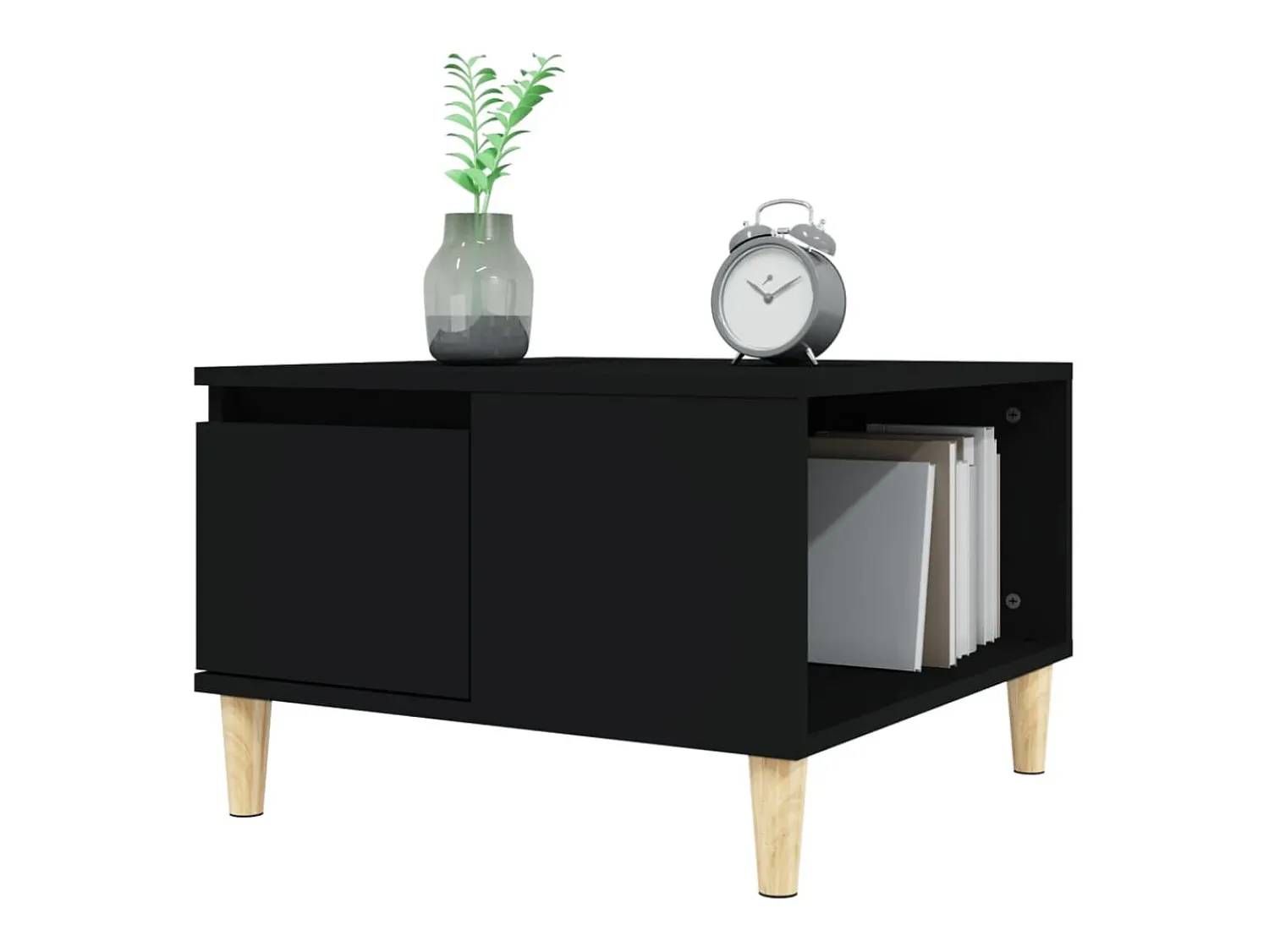 Mesa de centro | Mesa de apoio 55x55x36.5 cm derivados de madeira^ Mesa De Centro
