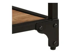 Mesa De Centro* Mesa de centro | Mesa de apoio | Mesa de café 90x45x35 cm madeira de acácia maciça Castanho