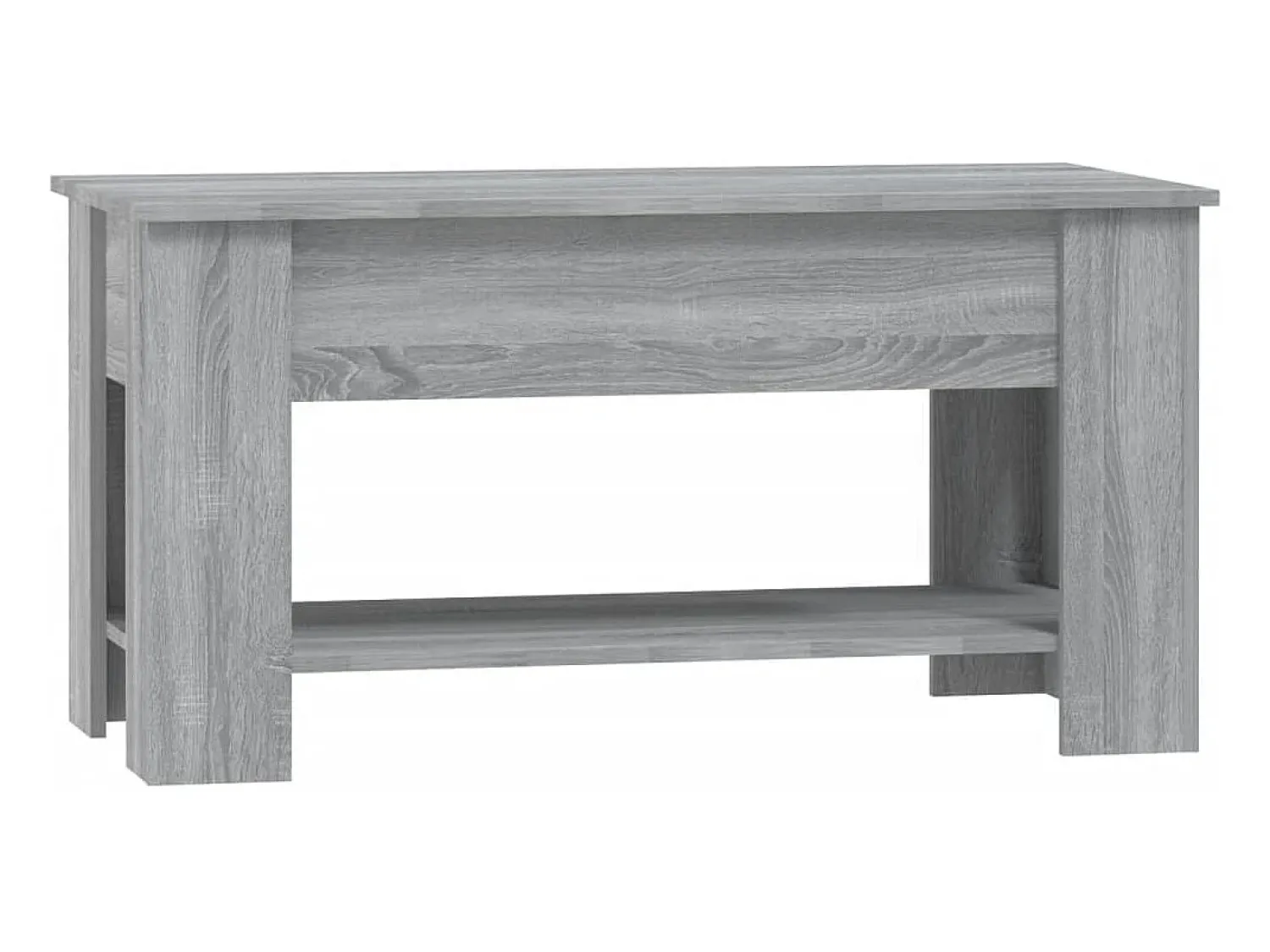 Mesa de centro | Mesa de apoio 101x49x52cm derivados de madeira sonoma^ Mesa De Centro