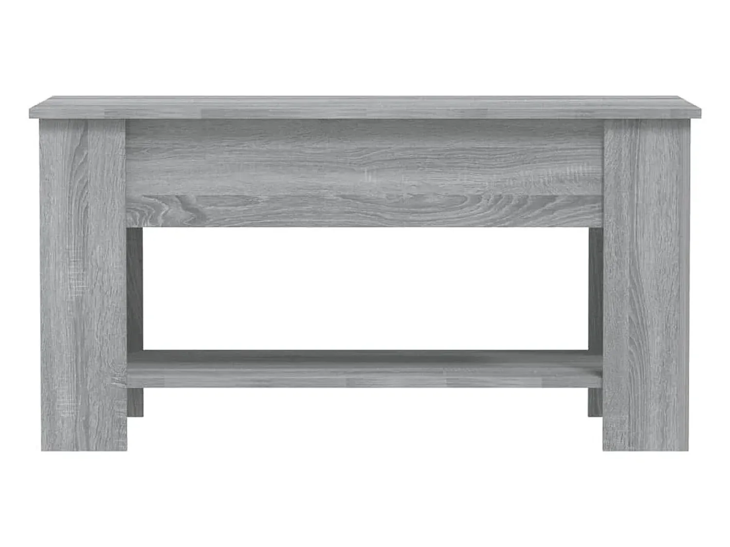 Mesa de centro | Mesa de apoio 101x49x52cm derivados de madeira sonoma^ Mesa De Centro
