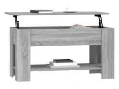Mesa de centro | Mesa de apoio 101x49x52cm derivados de madeira sonoma^ Mesa De Centro