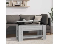 Mesa de centro | Mesa de apoio 101x49x52cm derivados de madeira sonoma^ Mesa De Centro