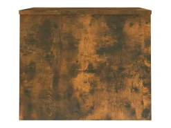 Mesa De Centro| Mesa de centro | Mesa de apoio 80x50.5x41.5cm madeira processada carvalho fumado Castanho