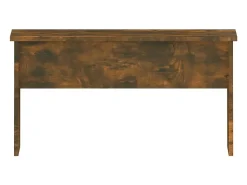 Mesa De Centro| Mesa de centro | Mesa de apoio 80x50.5x41.5cm madeira processada carvalho fumado Castanho