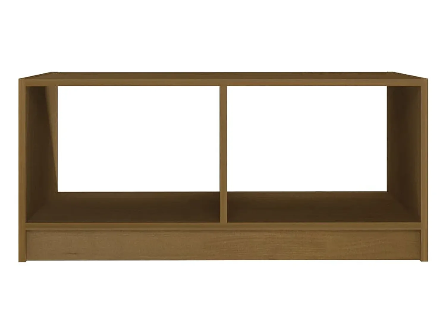 Mesa de centro | Mesa de apoio 75x50x33.5 cm pinho maciço mel^ Mesa De Centro