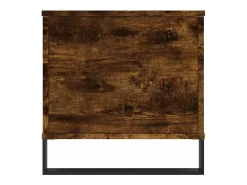 Mesa De Centro* Mesa de centro | Mesa de apoio 90x44.5x45 cm derivados madeira carvalho fumado Castanho