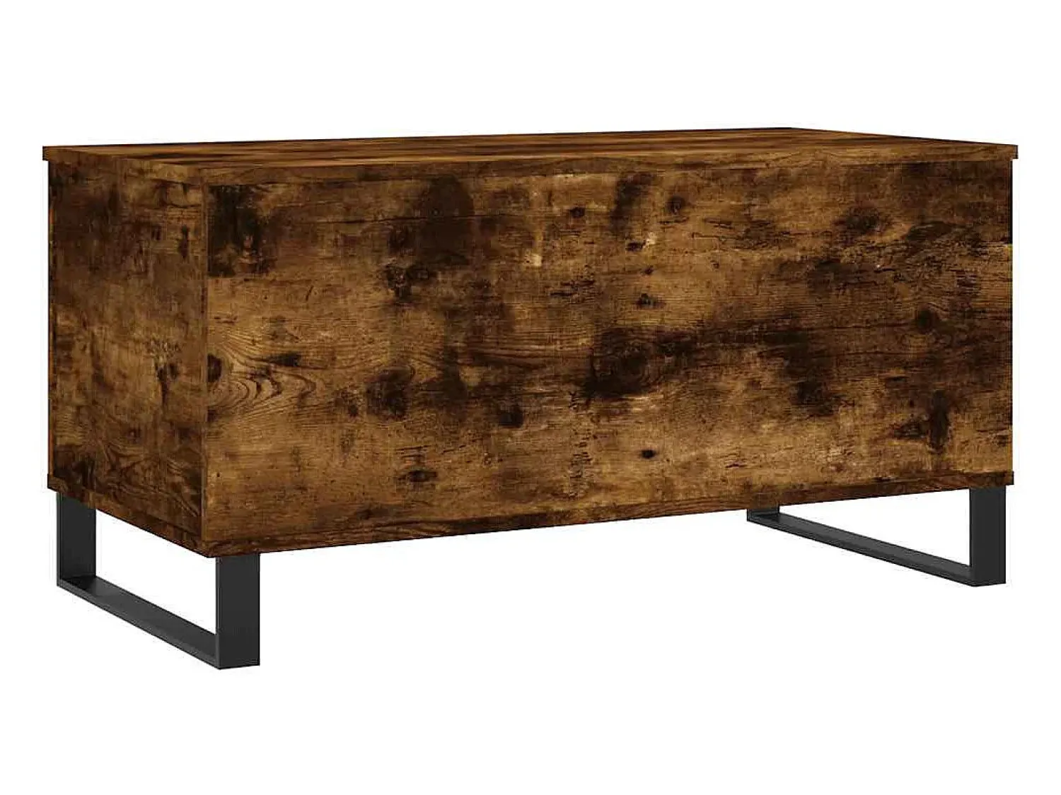 Mesa De Centro* Mesa de centro | Mesa de apoio 90x44.5x45 cm derivados madeira carvalho fumado Castanho