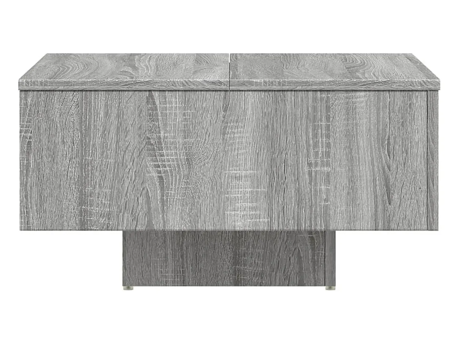 Mesa De Centro* Mesa de centro | Mesa de apoio 60x60x31.5 cm derivados de madeira cinza sonoma Cinzento