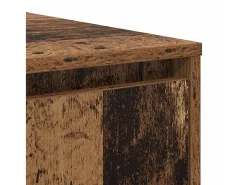 Discount Mesa de centro | Mesa de apoio com gaveta Madeira antiga 80x80x31 cm Castanho