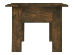 Online Mesa de centro | Mesa de apoio 55x55x42 cm aglomerado cor carvalho fumado Castanho