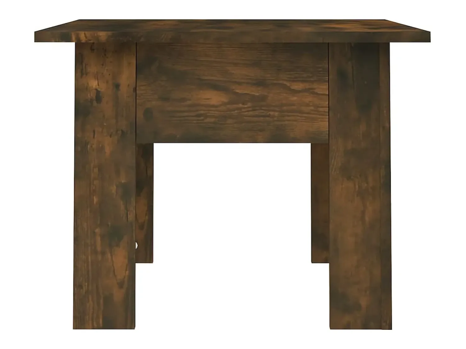 Online Mesa de centro | Mesa de apoio 55x55x42 cm aglomerado cor carvalho fumado Castanho