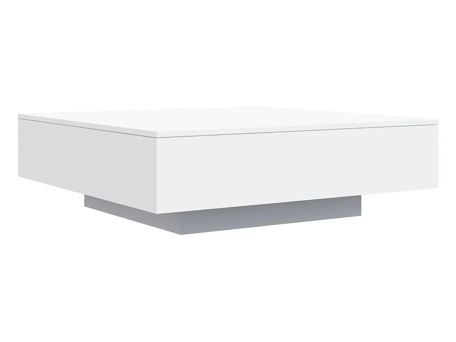 Hot Mesa de centro | Mesa de apoio 100x100x31 cm derivados de madeira Branco