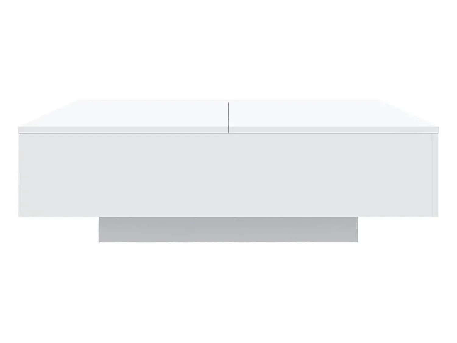 Hot Mesa de centro | Mesa de apoio 100x100x31 cm derivados de madeira Branco