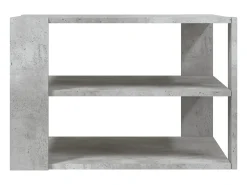 Mesa de centro | Mesa de apoio 59.5x59.5x40 cm derivados madeira cinza-cimento^ Mesa De Centro