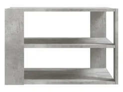 Mesa de centro | Mesa de apoio 59.5x59.5x40 cm derivados madeira cinza-cimento^ Mesa De Centro