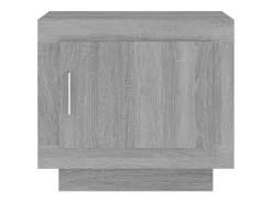 Outlet Mesa de centro | Mesa de apoio 51x50x45 cm derivados de madeira sonoma Cinzento