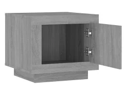 Outlet Mesa de centro | Mesa de apoio 51x50x45 cm derivados de madeira sonoma Cinzento